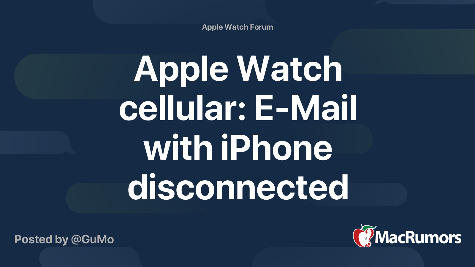 Apple watch cellular online disconnected