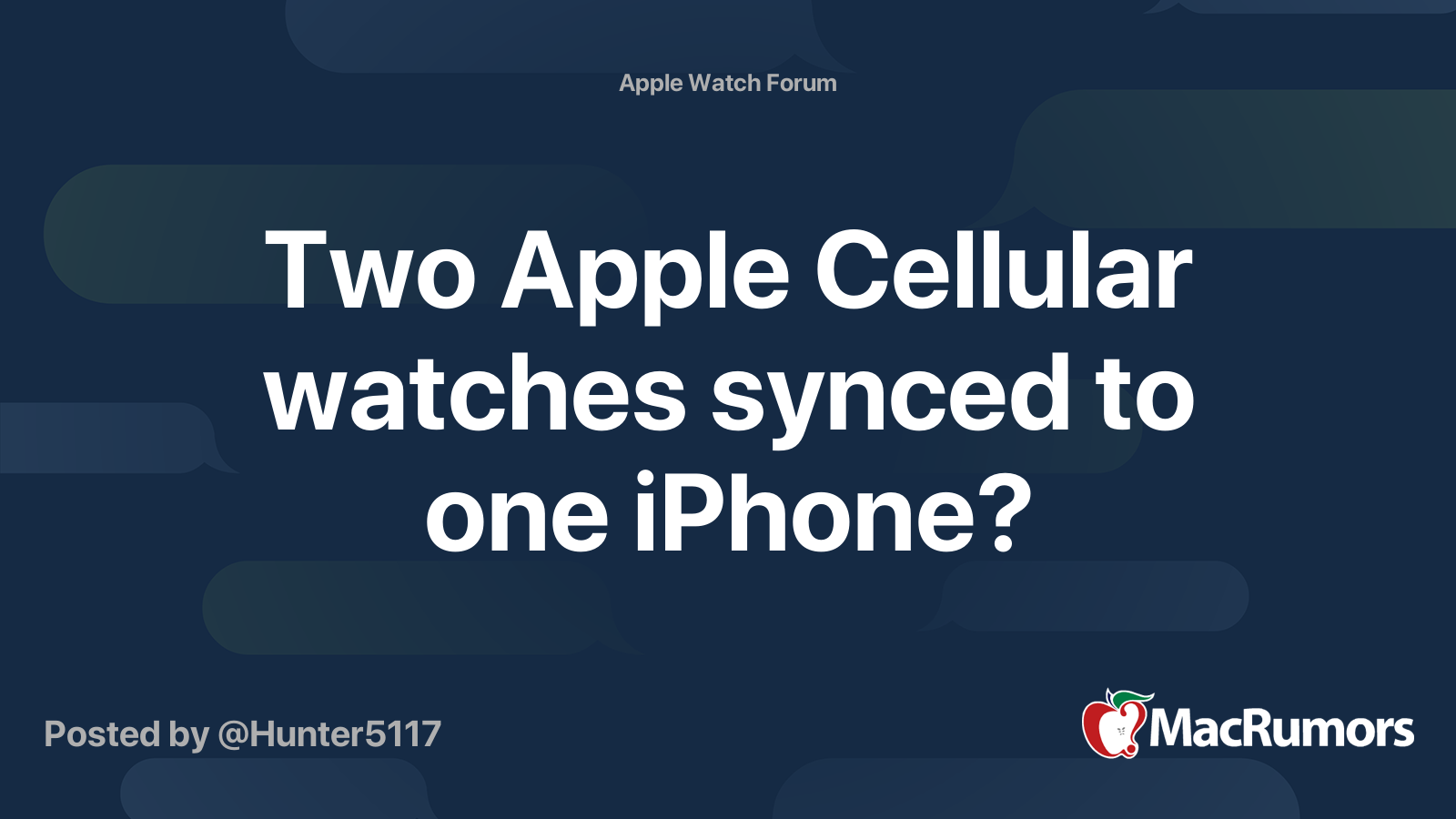 Two apple watches on one online phone