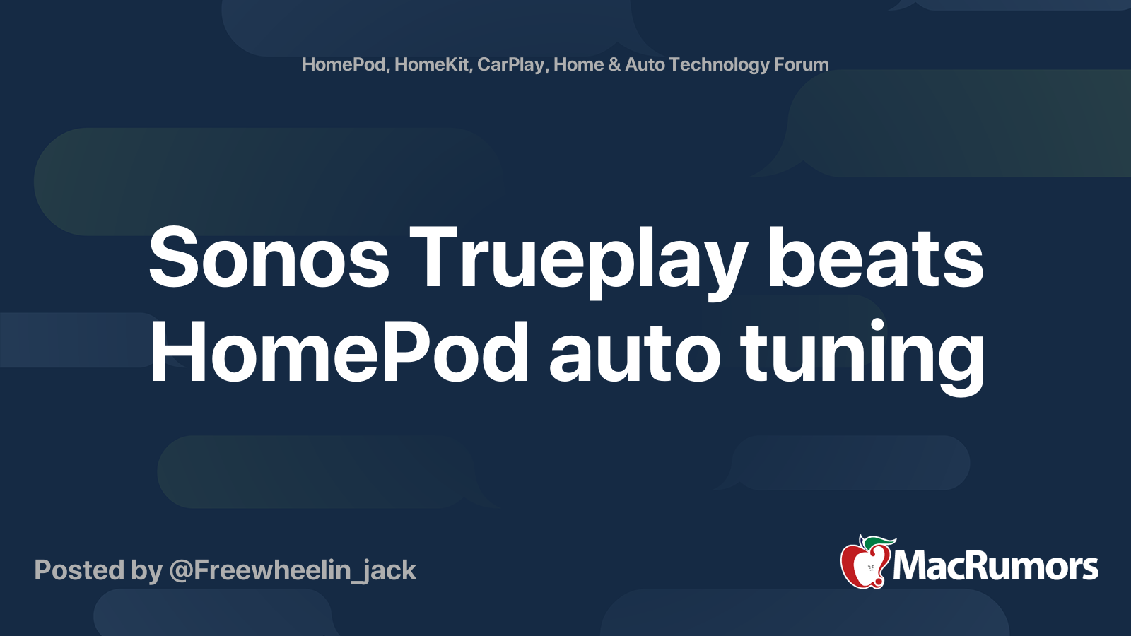 Sonos best sale auto trueplay