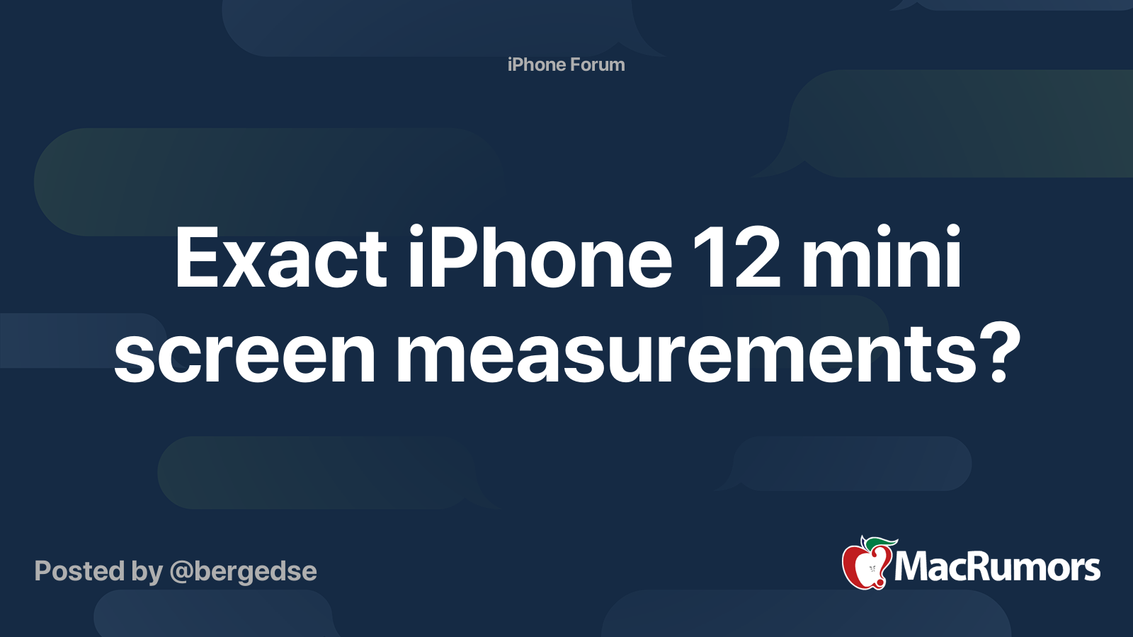 iphone 12 mini screen measurements
