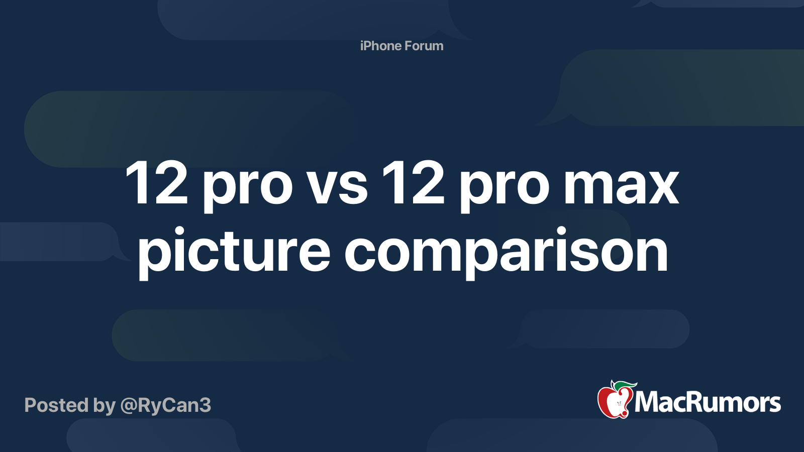 12 pro max vs 12 pro comparison