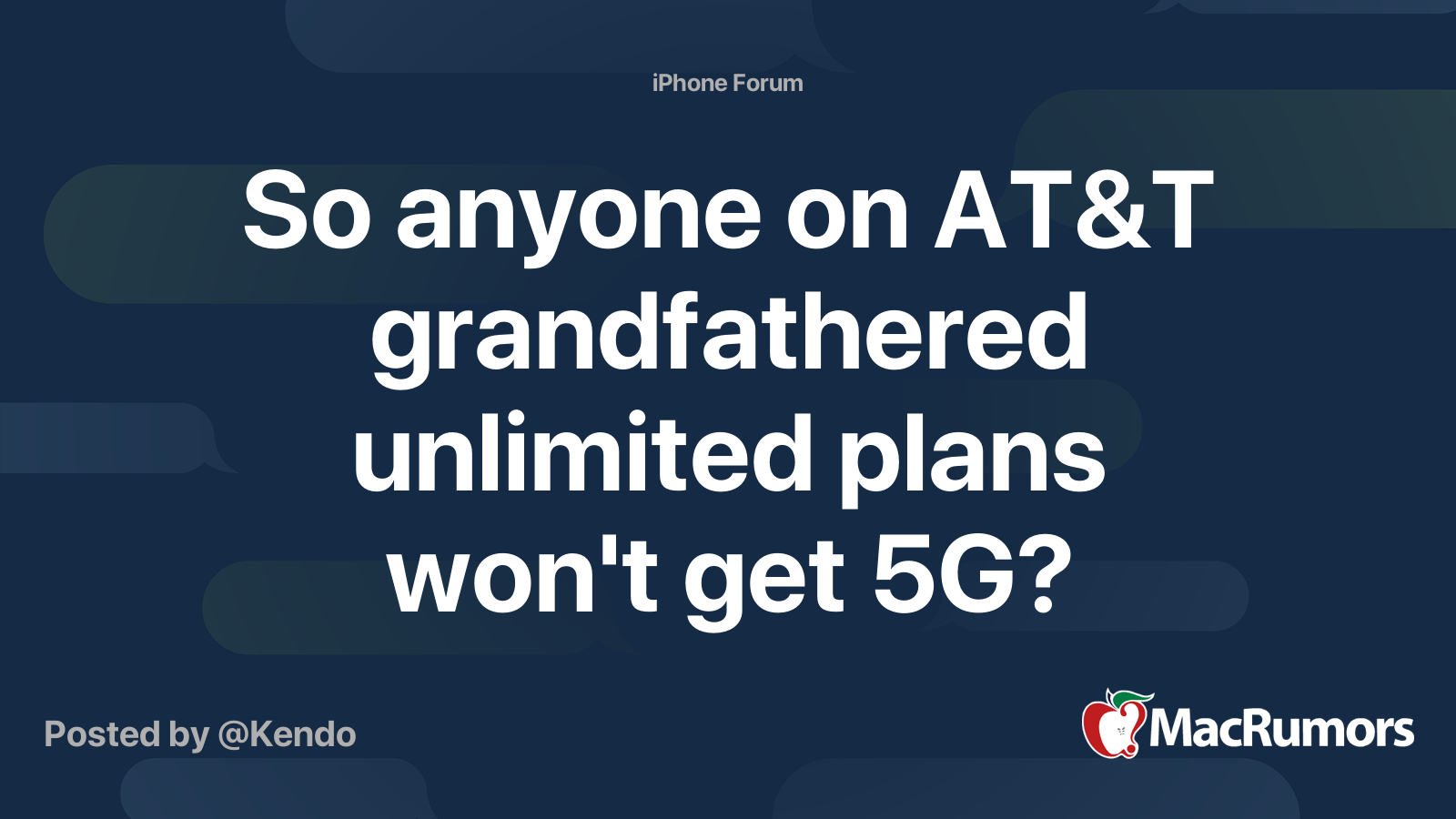 AT&T Raising iPhone's Grandfathered Unlimited Data Plan to $45/month