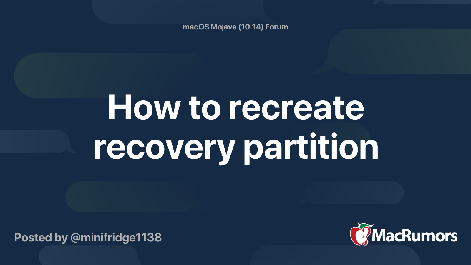 How to Create Recovery Partition in Mac - Hongkiat