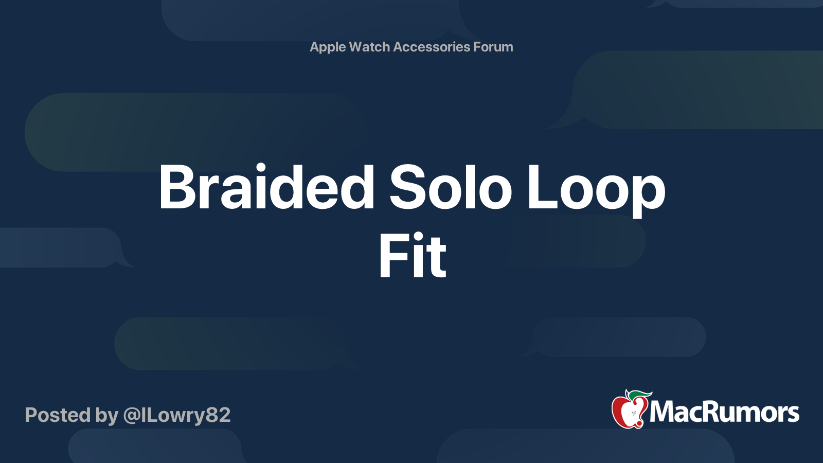 solo loop fit