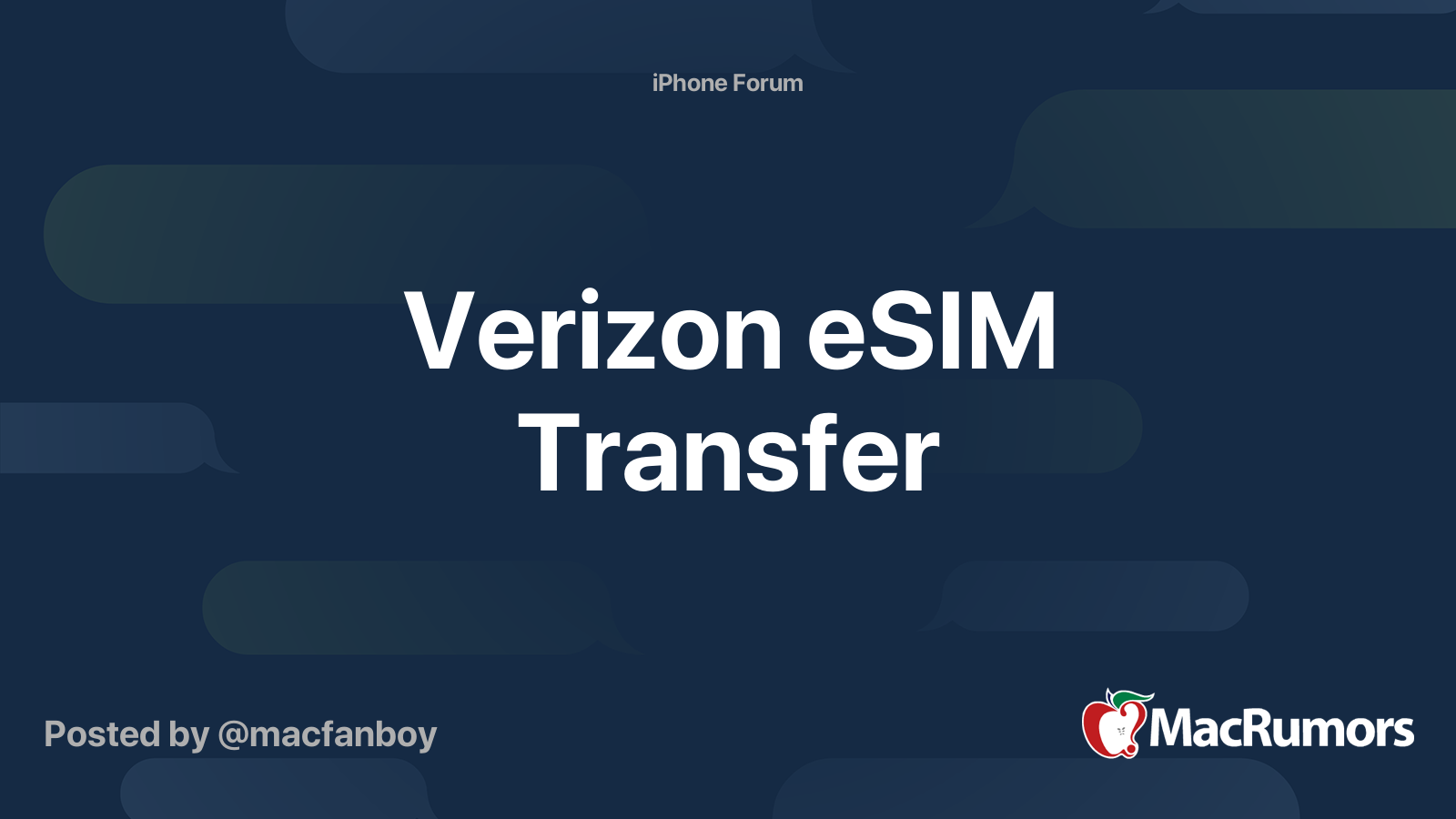 unable to transfer phone number esim verizon