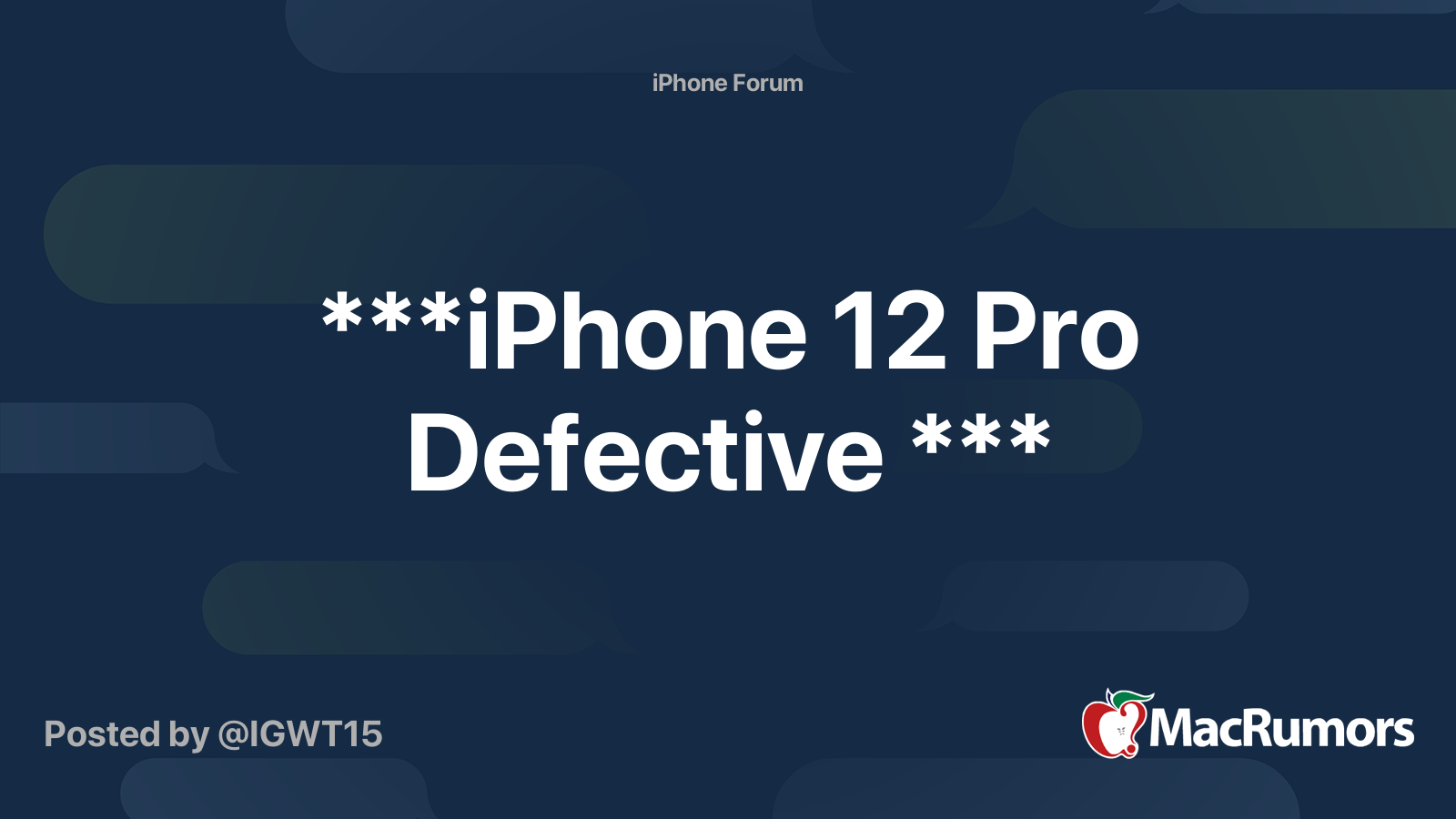 iphone 12 pro probleme