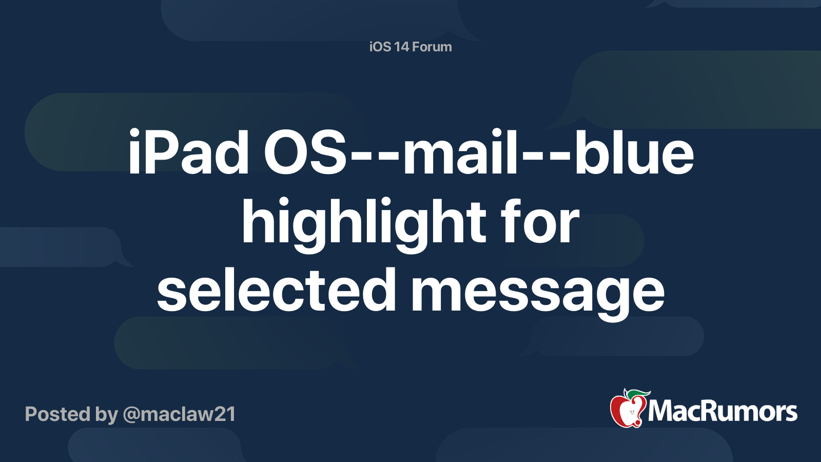 apple mail blue highlight