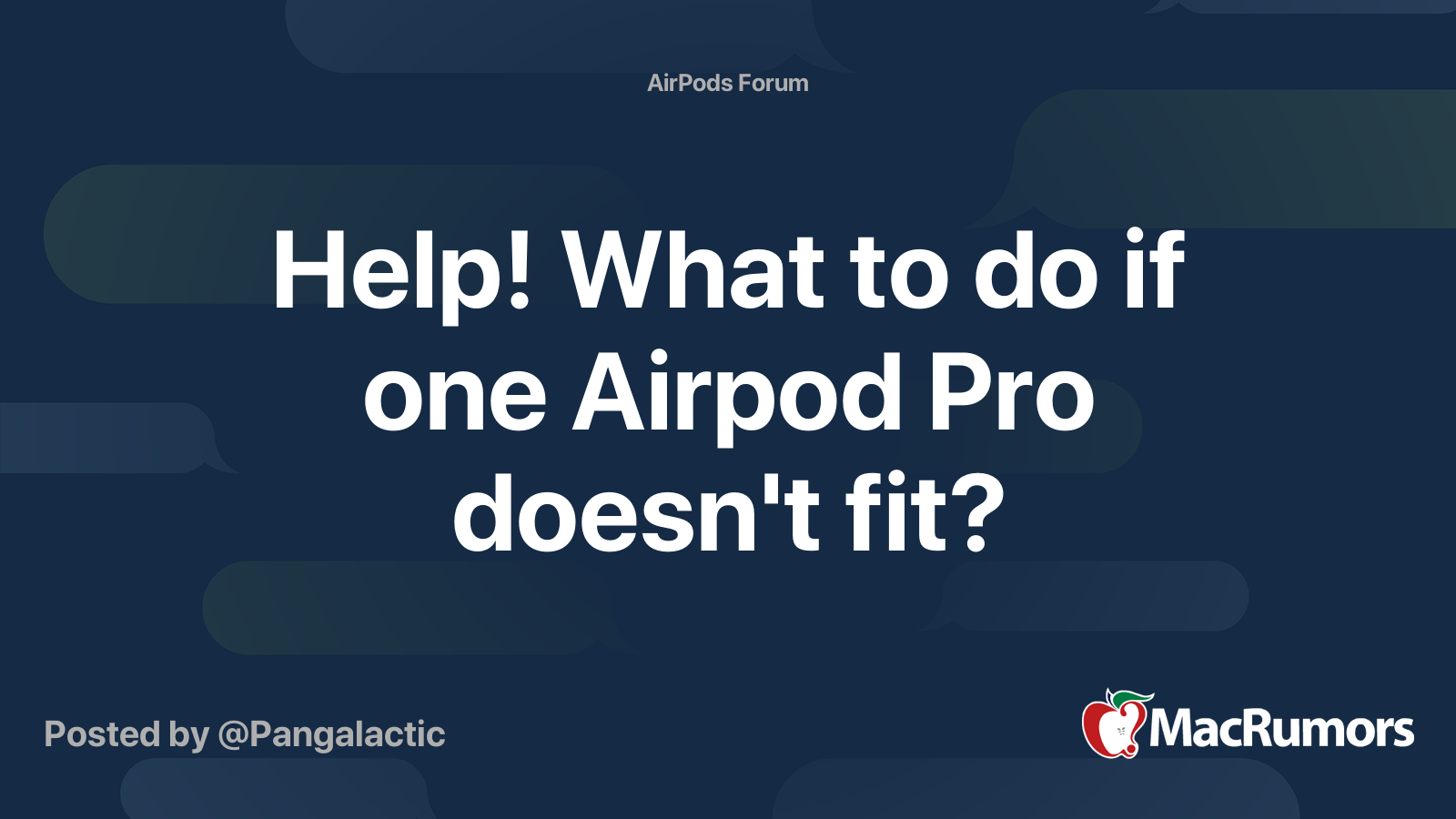 Airpod pro 2025 doesnt fit