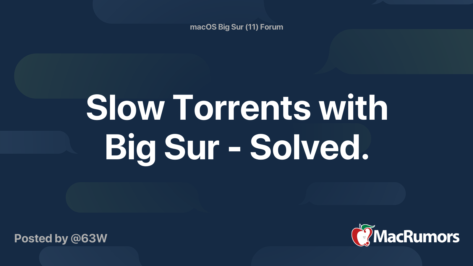 torrent slowing way down mac