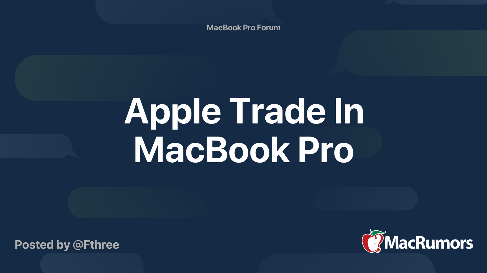 Apple Trade In MacBook Pro MacRumors Forums