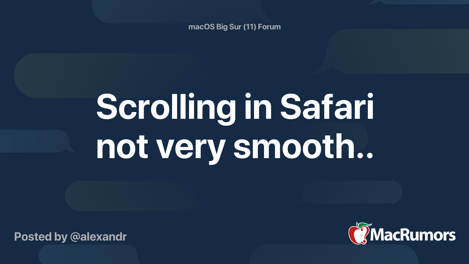 safari scrolling not smooth