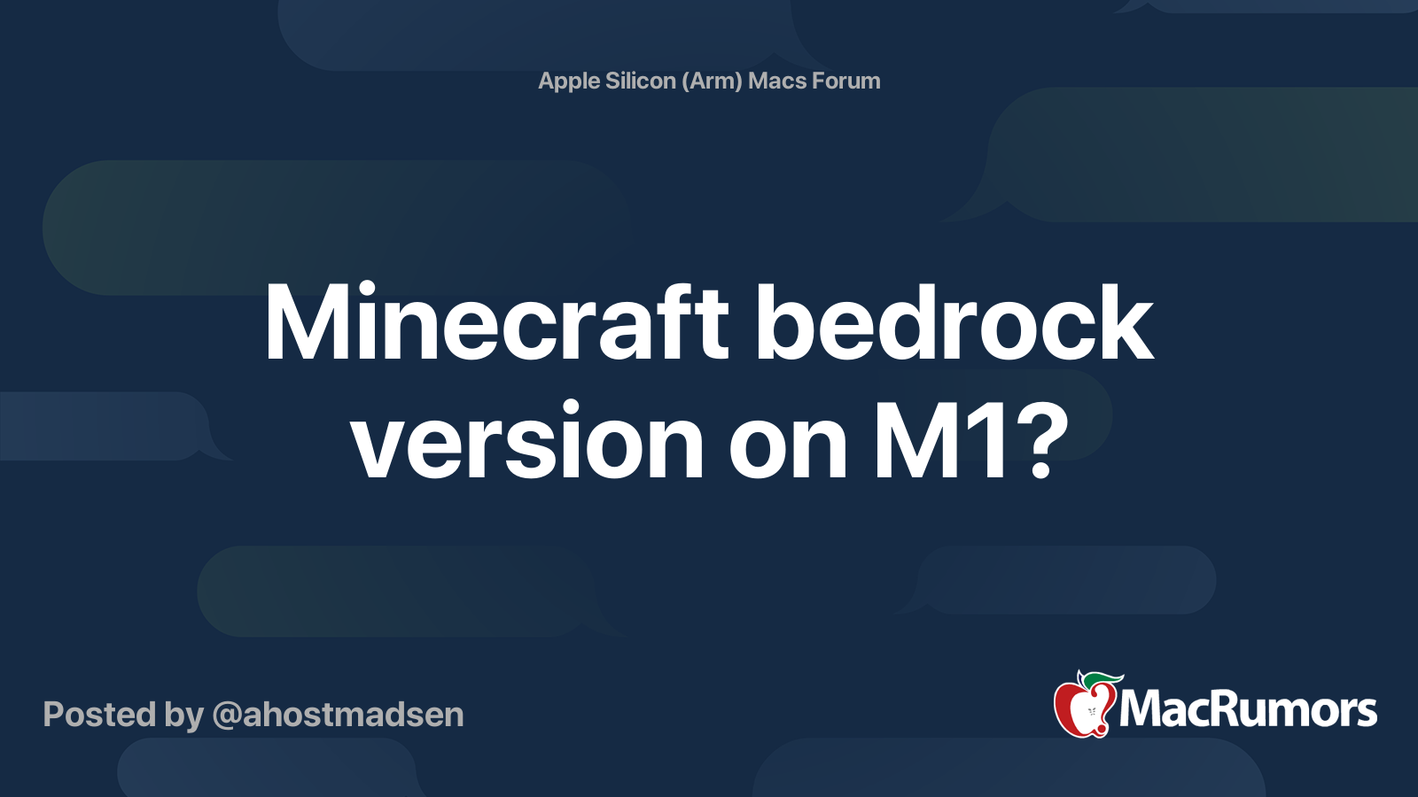 Download Minecraft Bedrock On Mac