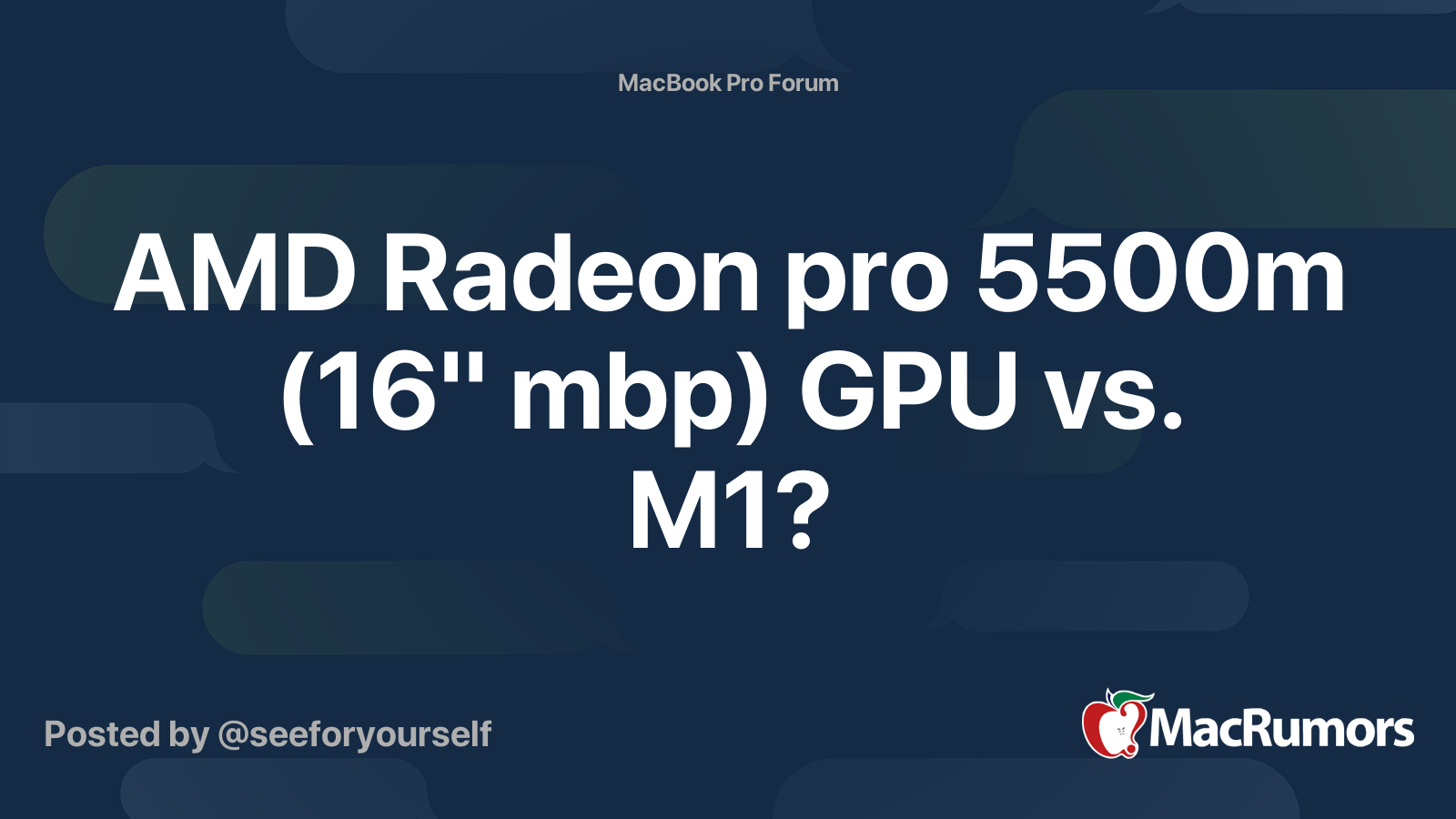 AMD Radeon pro 5500m (16