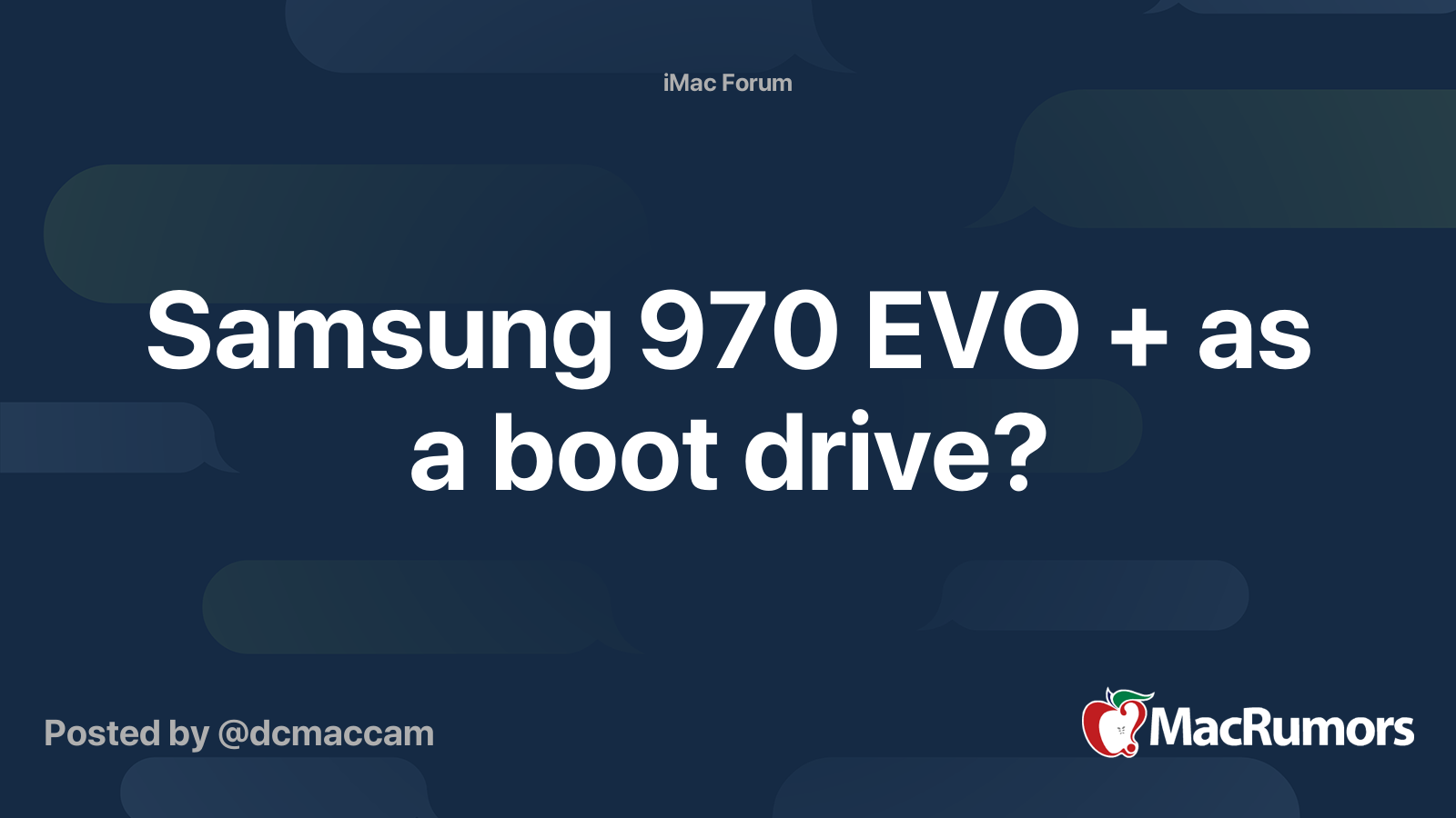 Samsung 970 evo hot sale plus boot time