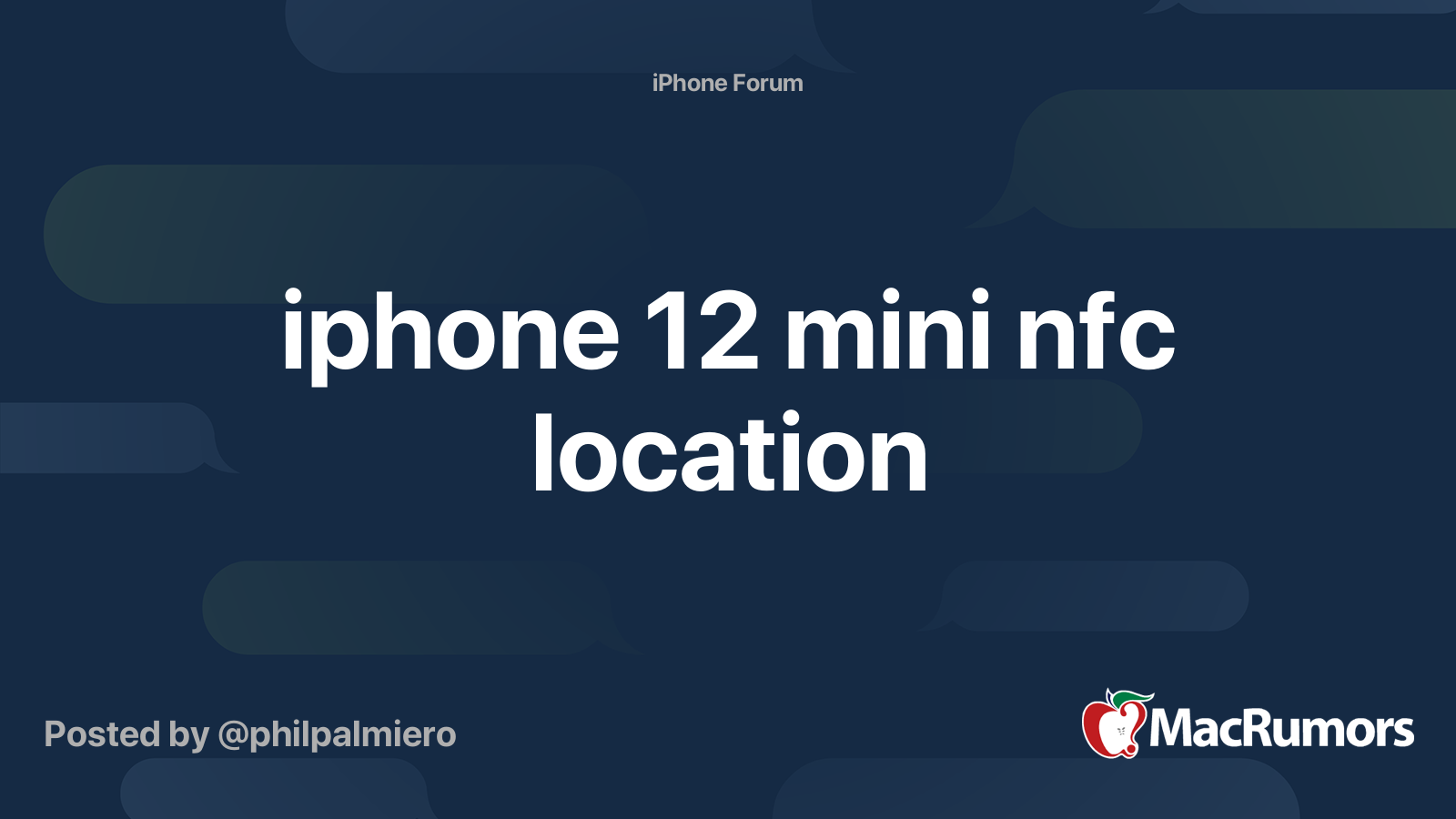how to use nfc in iphone 12 mini
