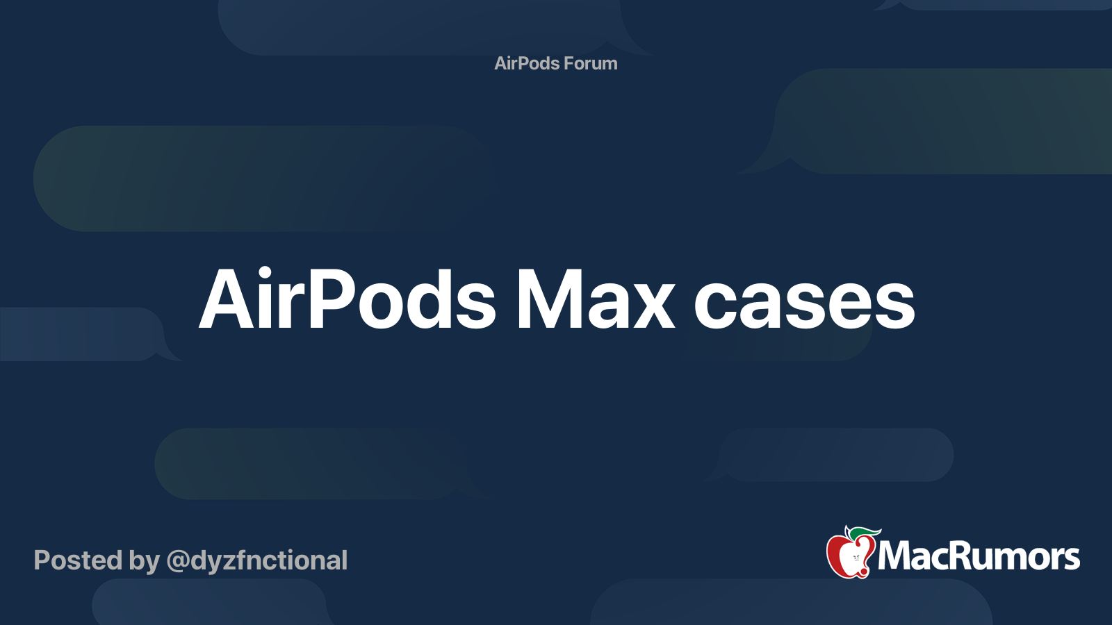 Third-Party AirPods Max Solutions Seek to Address Smart Case Criticisms -  MacRumors