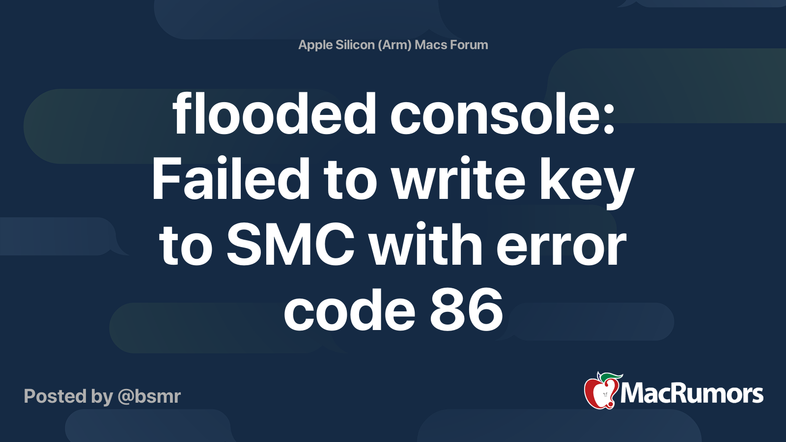 Smc command failure hp что делать