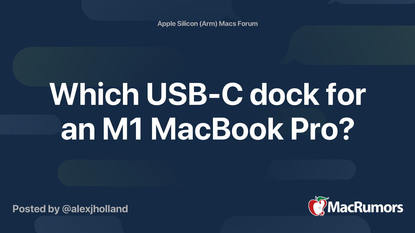 Are USB-C Docks Killing M1 MacBooks? - Created Tech