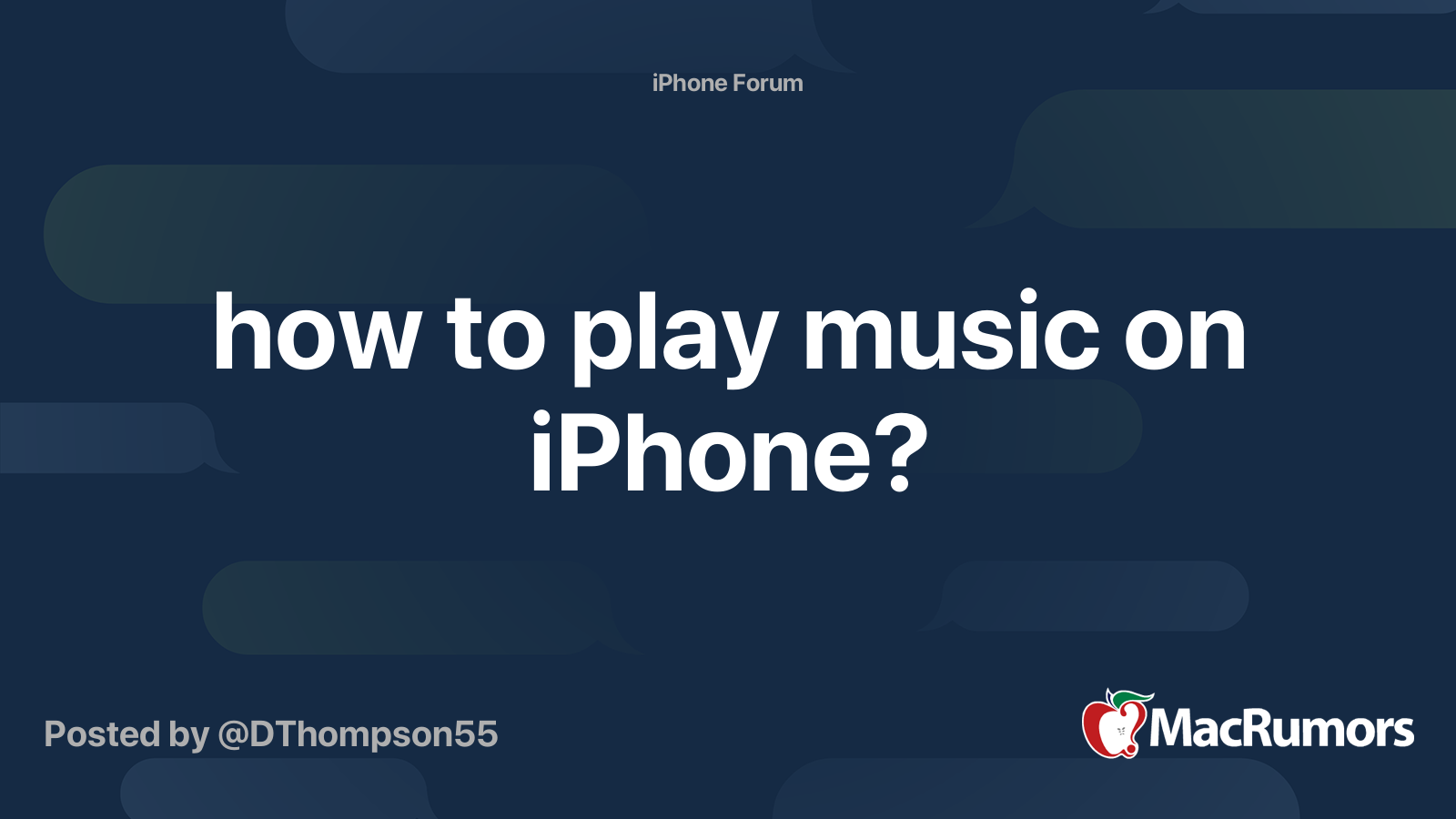 how-to-play-music-on-iphone-macrumors-forums