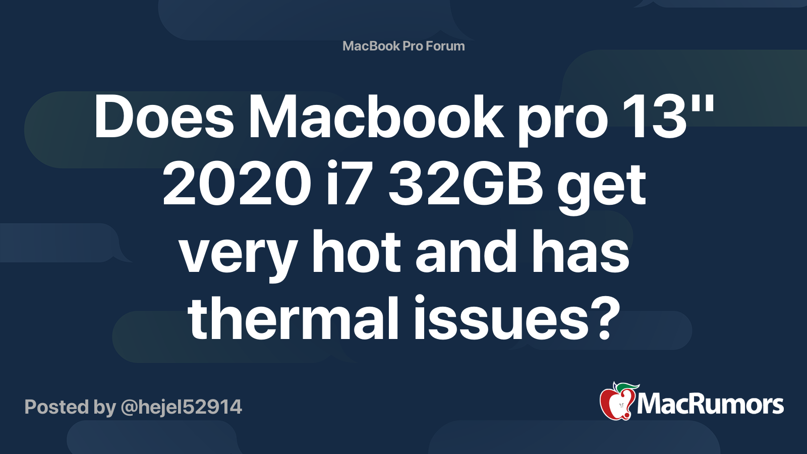 Does Macbook pro 13