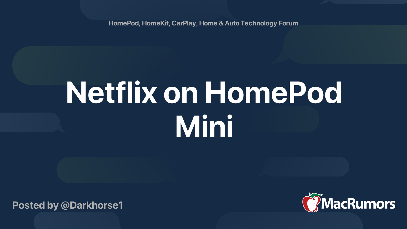 Homepod netflix sales