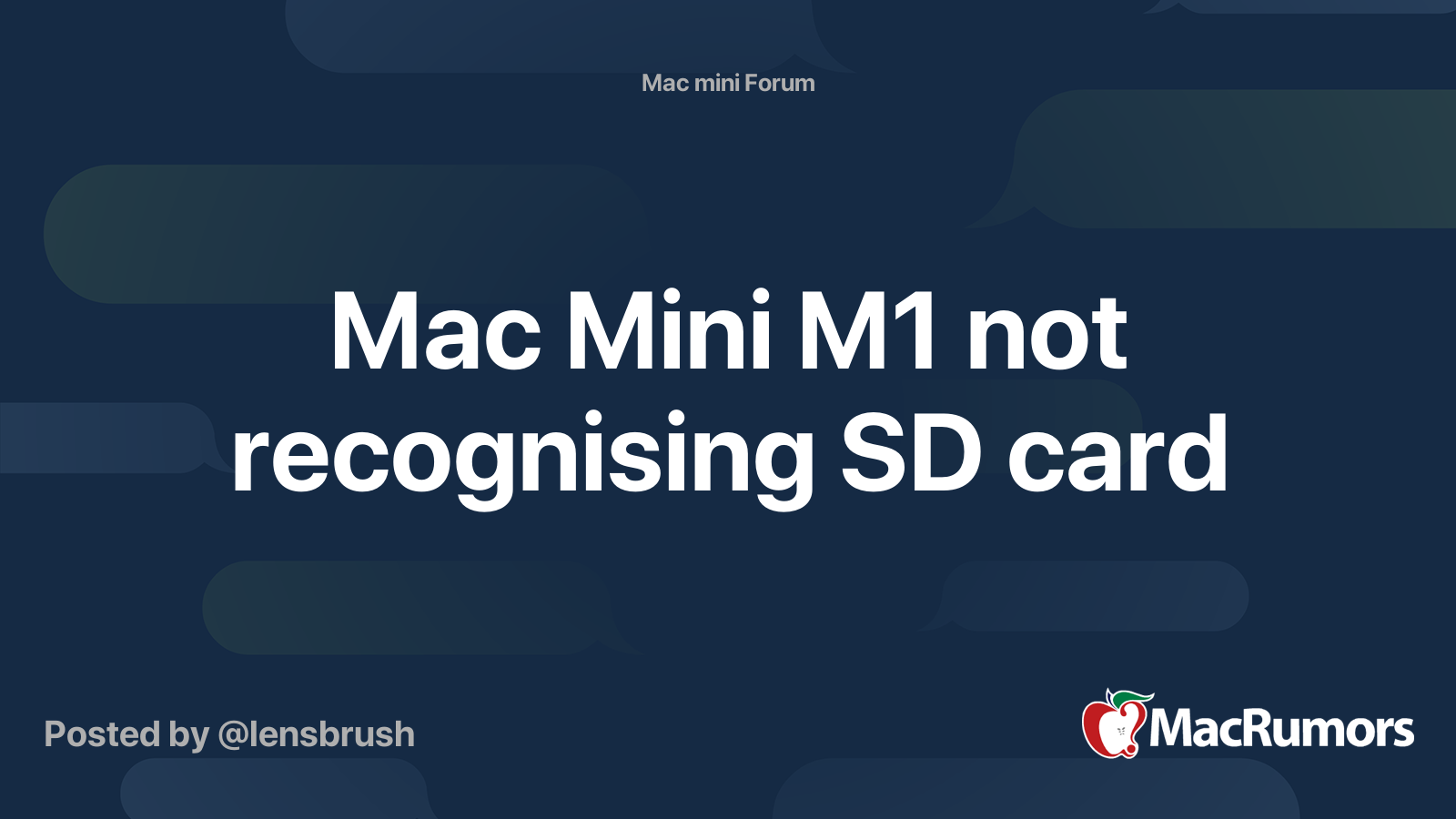 Mac mini sd on sale card