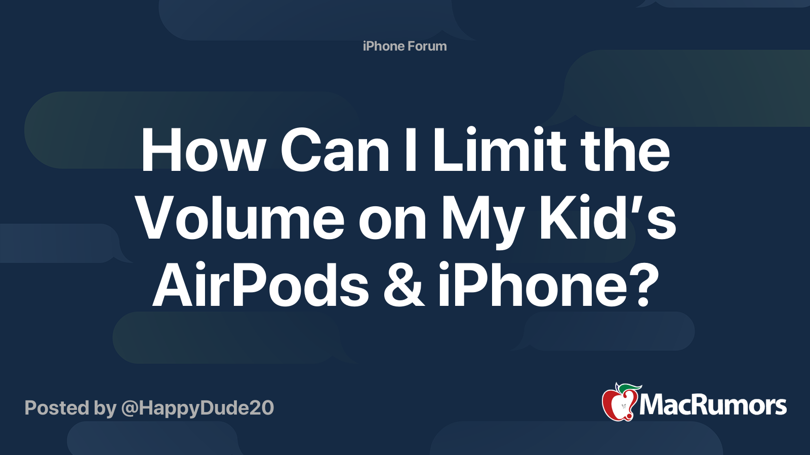 Airpods best sale volume limit