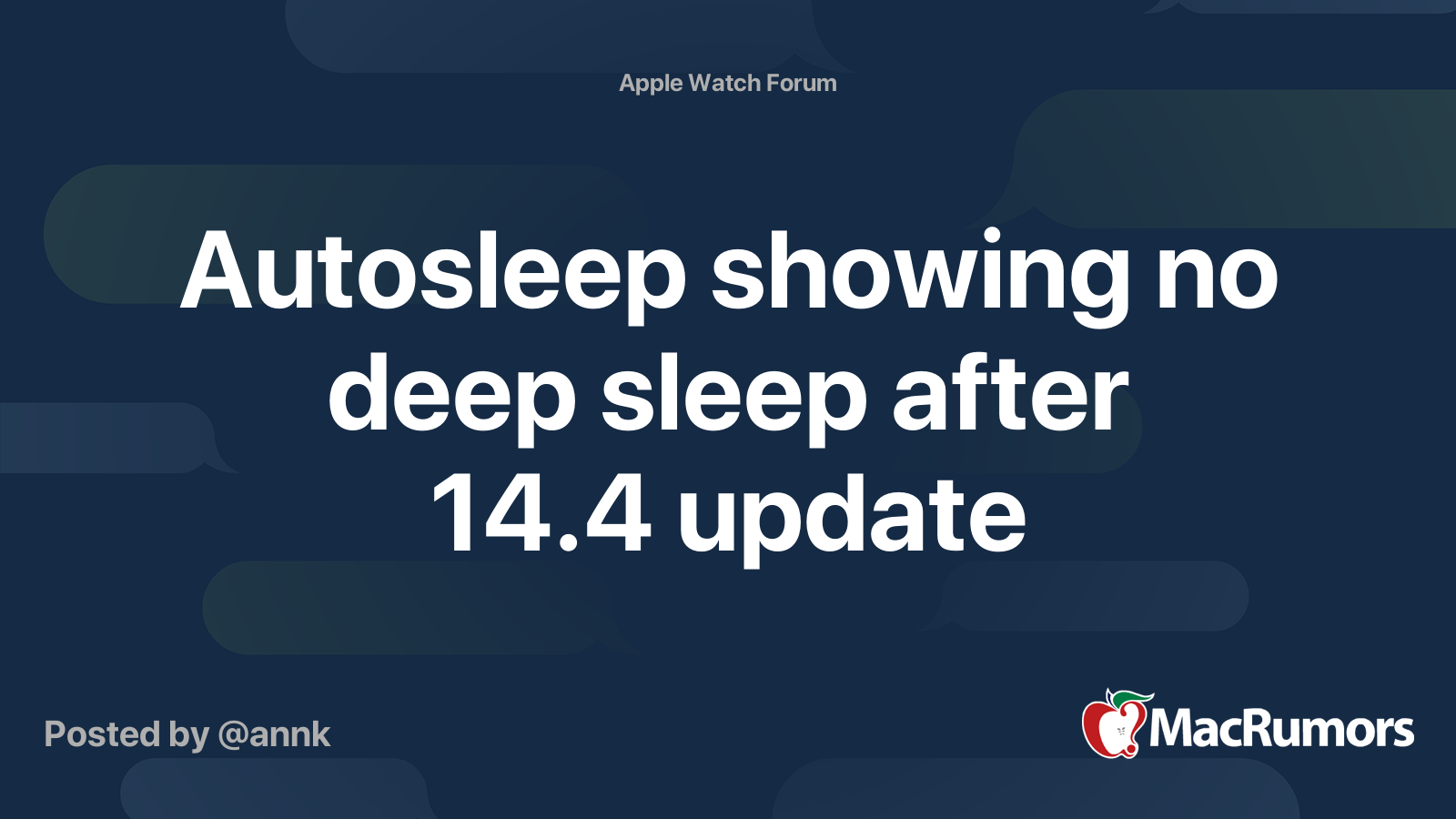 autosleep not tracking sleep