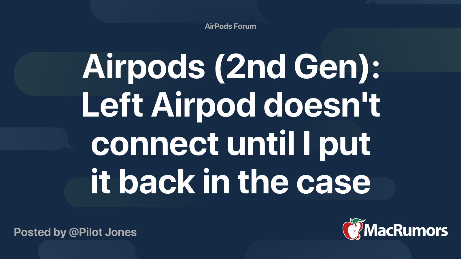 Left 2nd gen online airpod