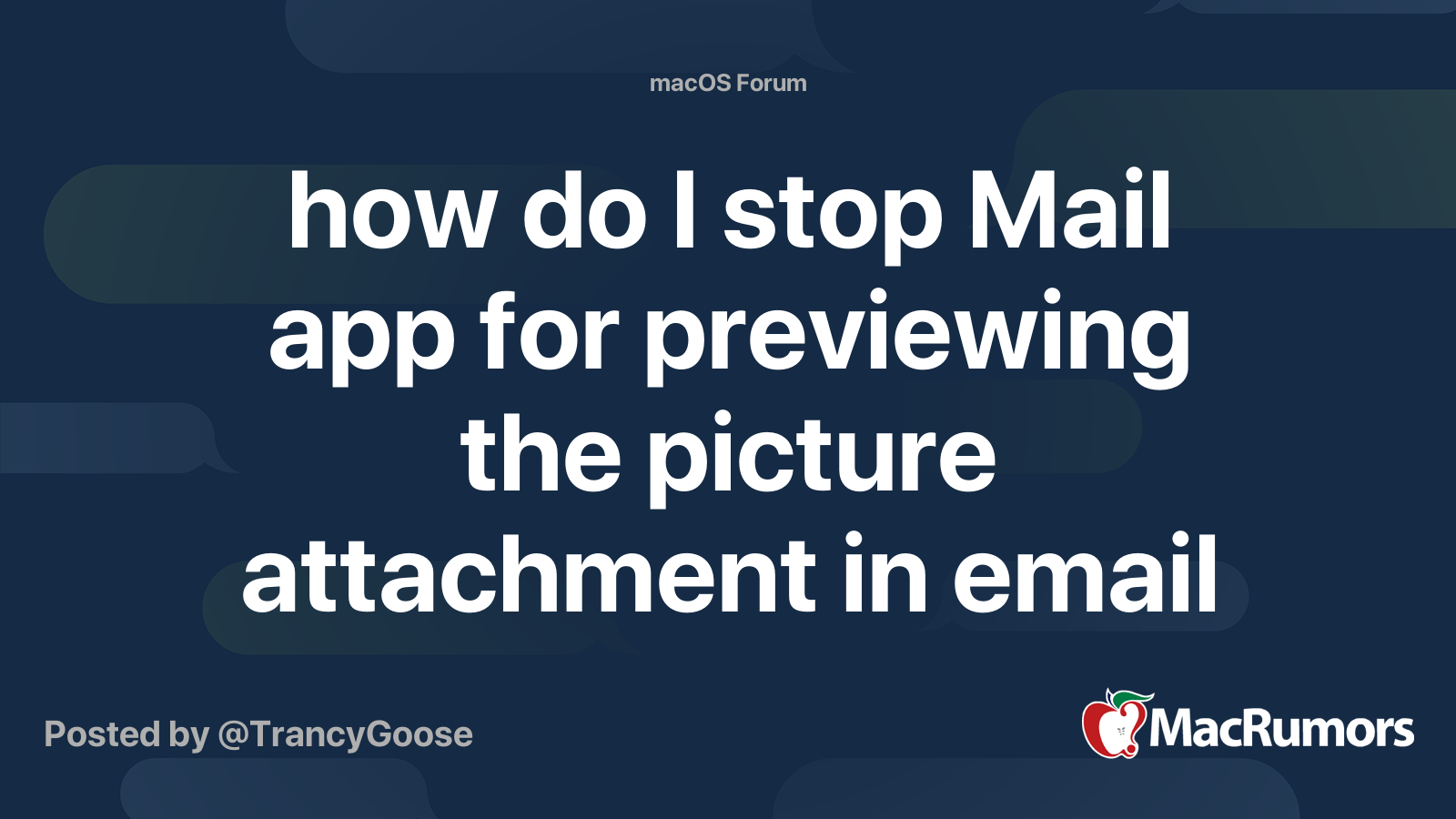 how do I stop Mail app for previewing the picture attachment in email