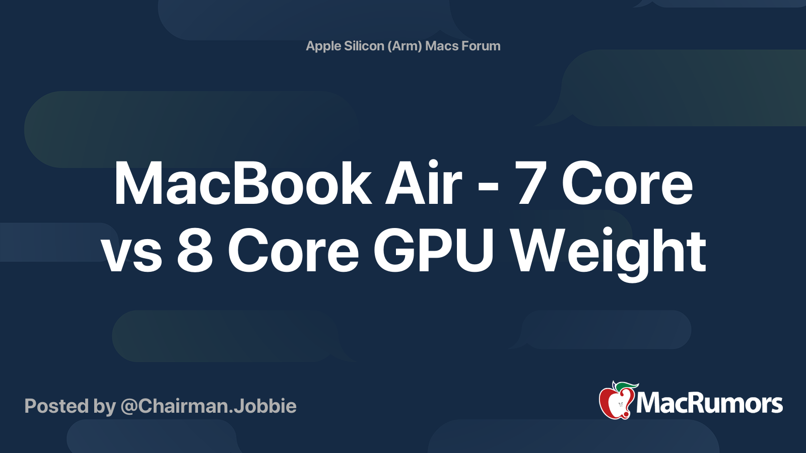 macbook air m1 7 vs 8 core gpu