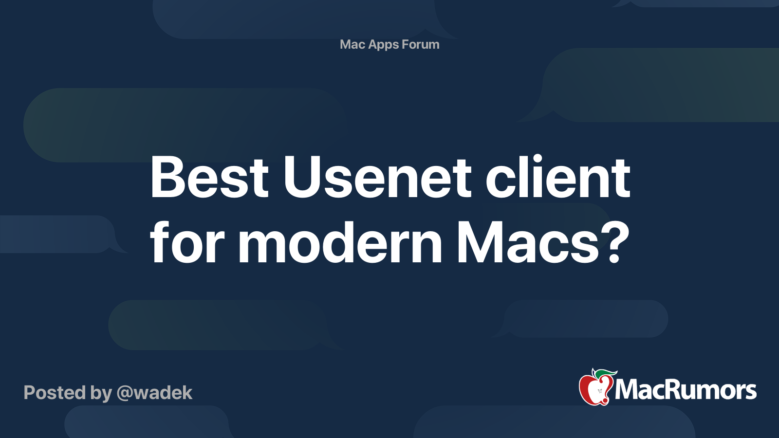 Free usenet reader for mac download