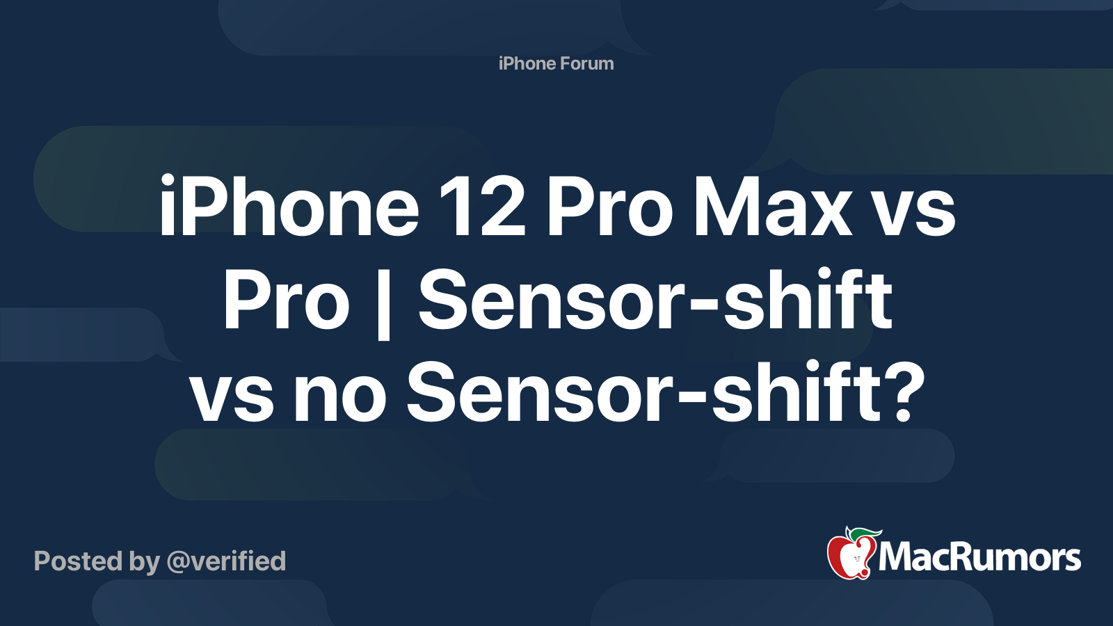iphone 12 pro max sensor shift
