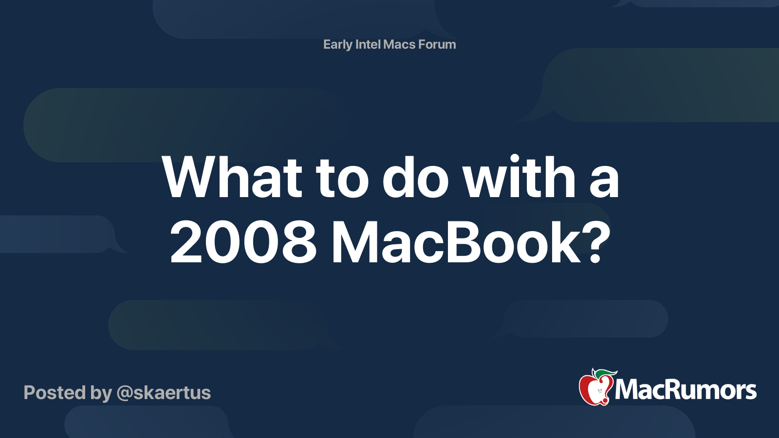 2008 white macbook