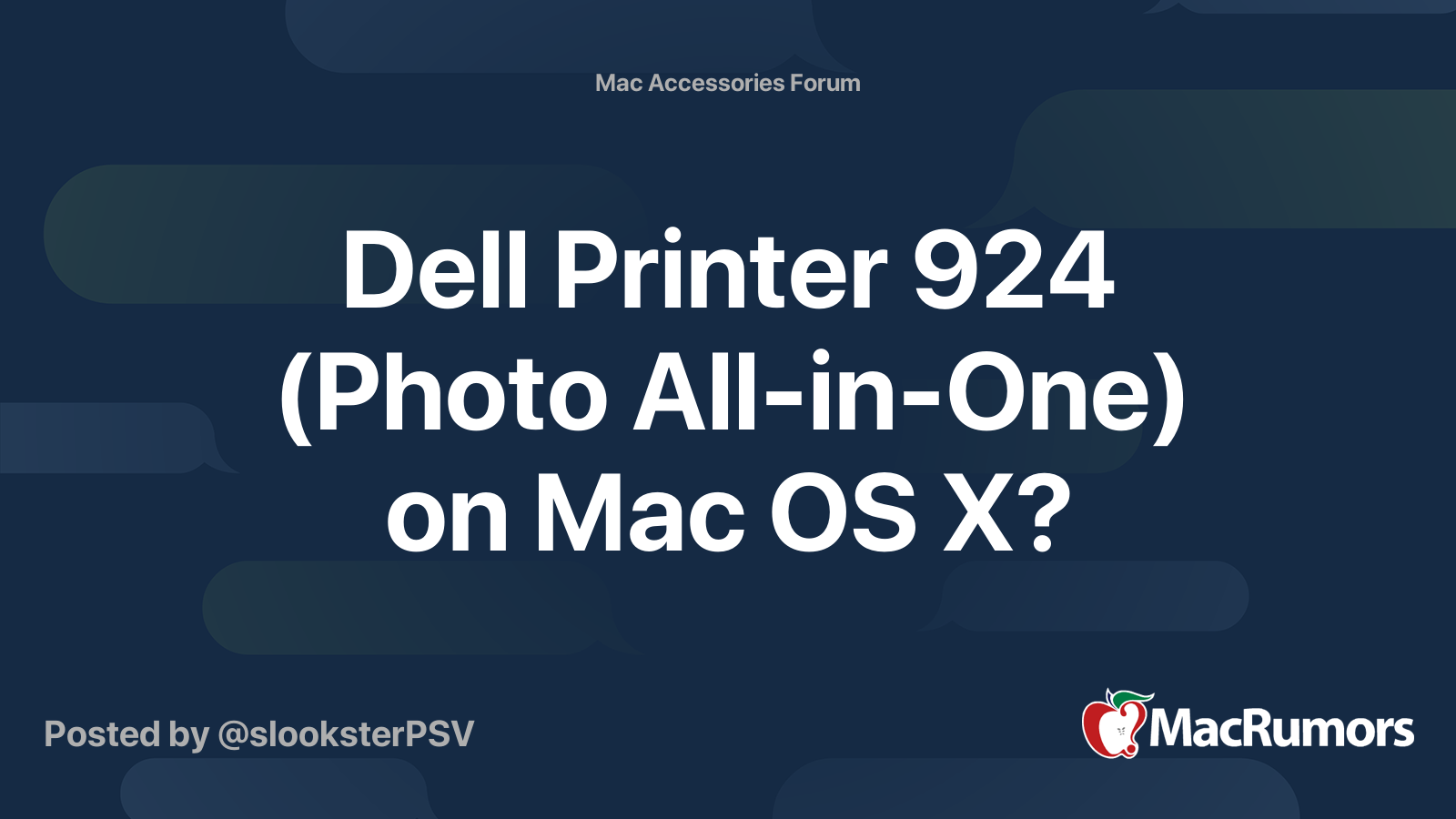Dell photo aio printer 924 driver mac