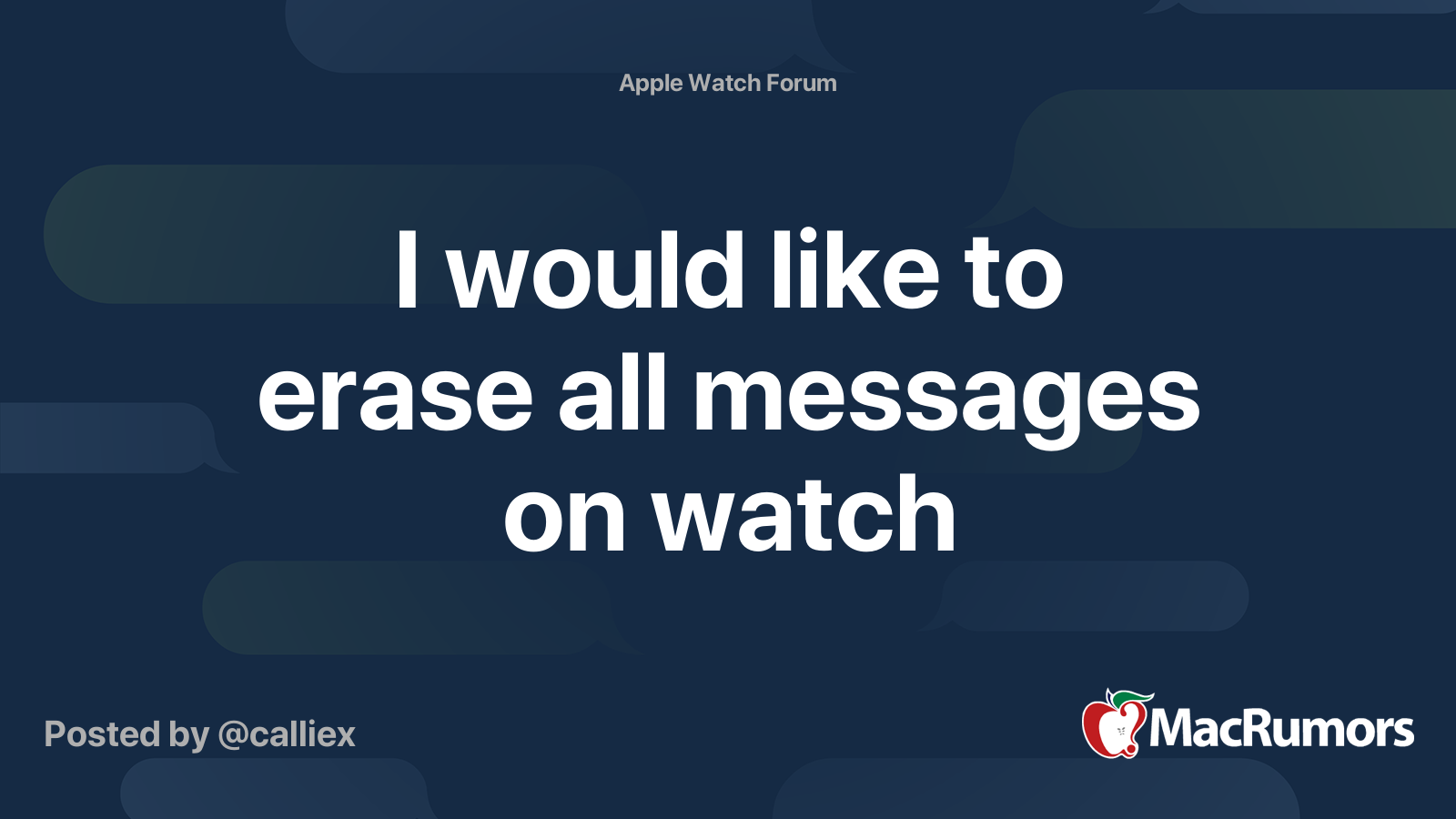 How to erase discount texts on apple watch