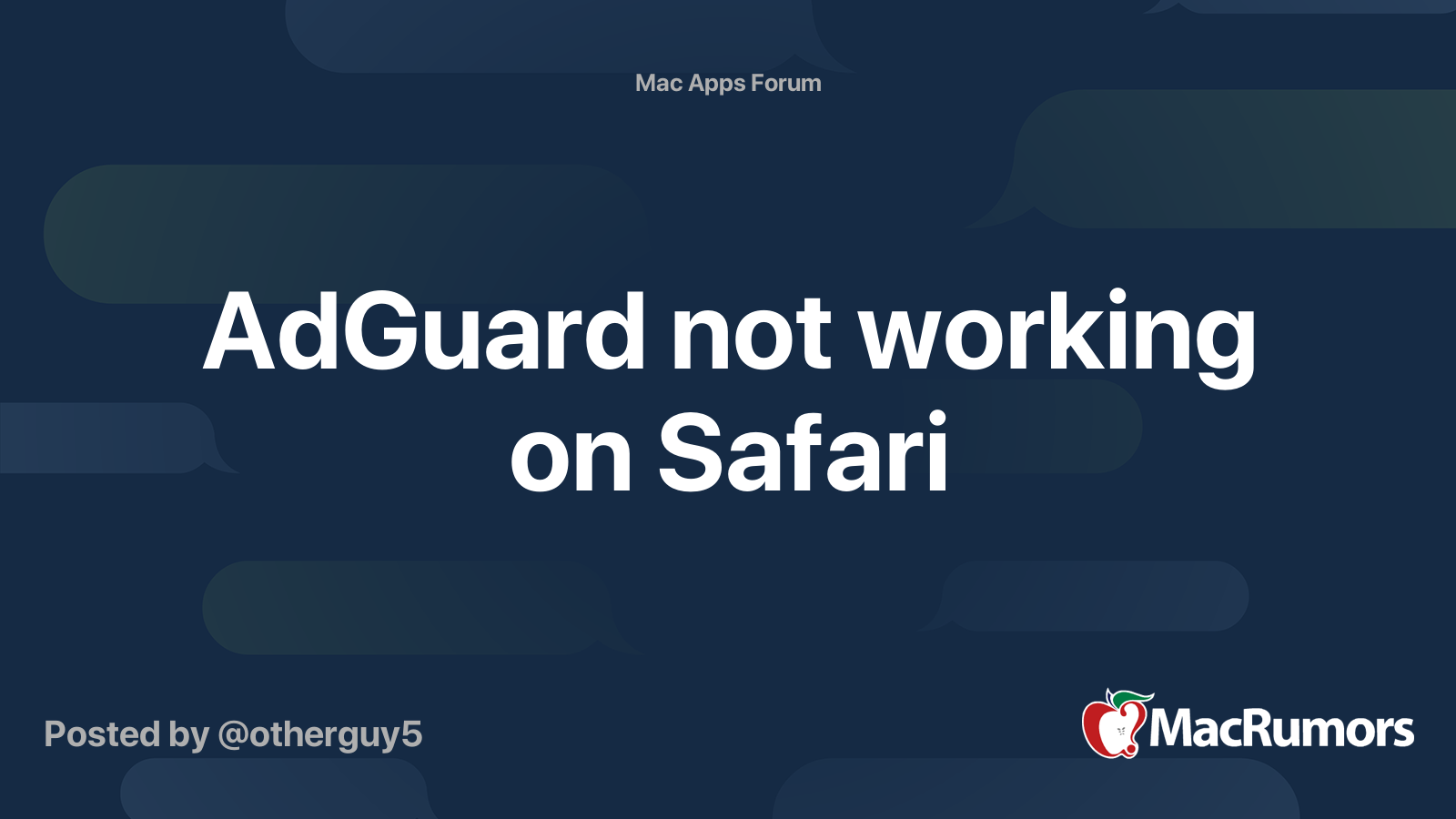 adguard no longer working