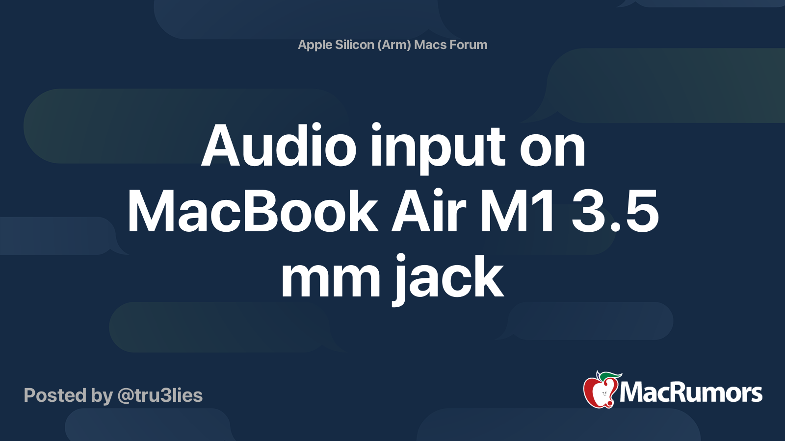 Macbook pro 3.5 discount mm jack microphone