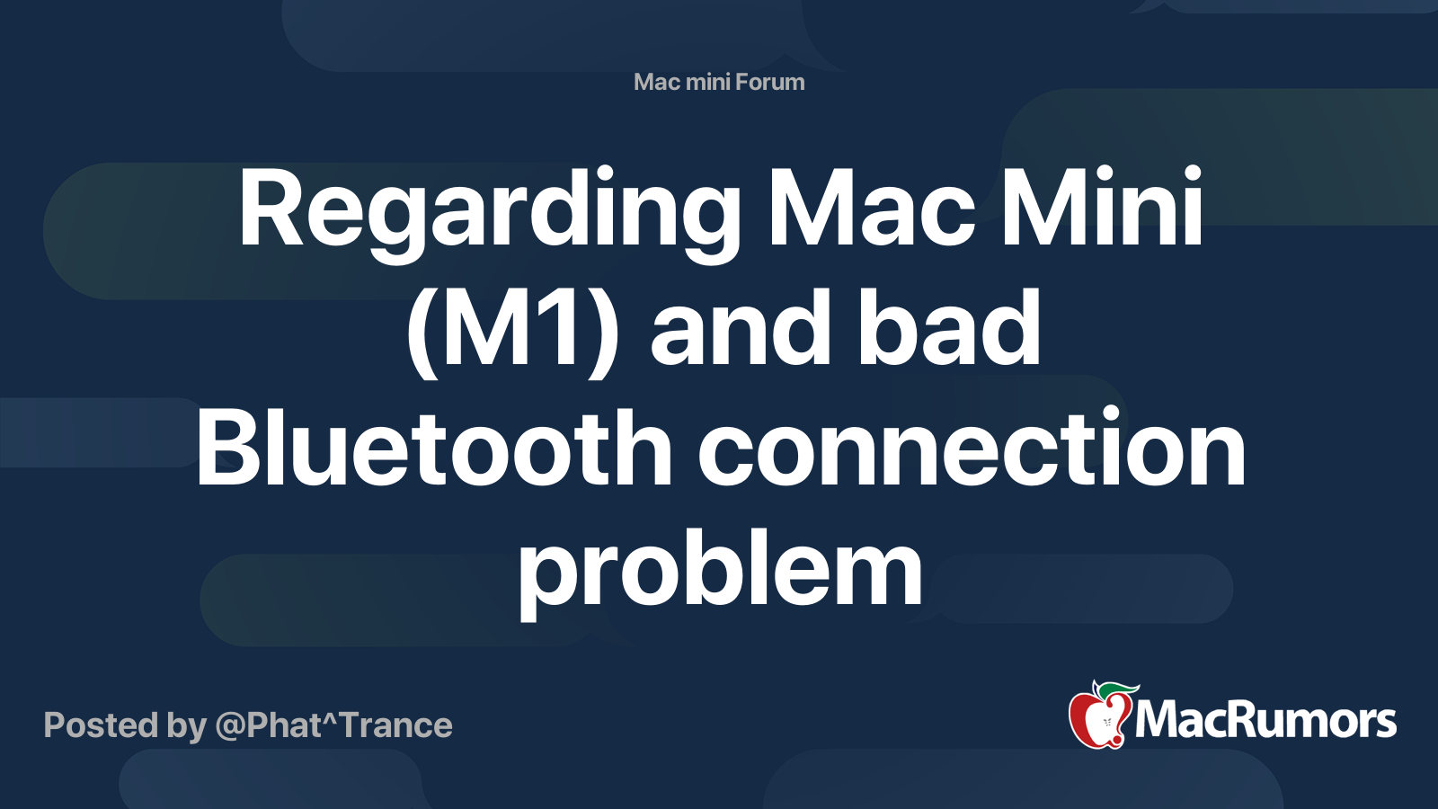 Users complain about Bluetooth connectivity issues with new M1 Mac mini -  9to5Mac