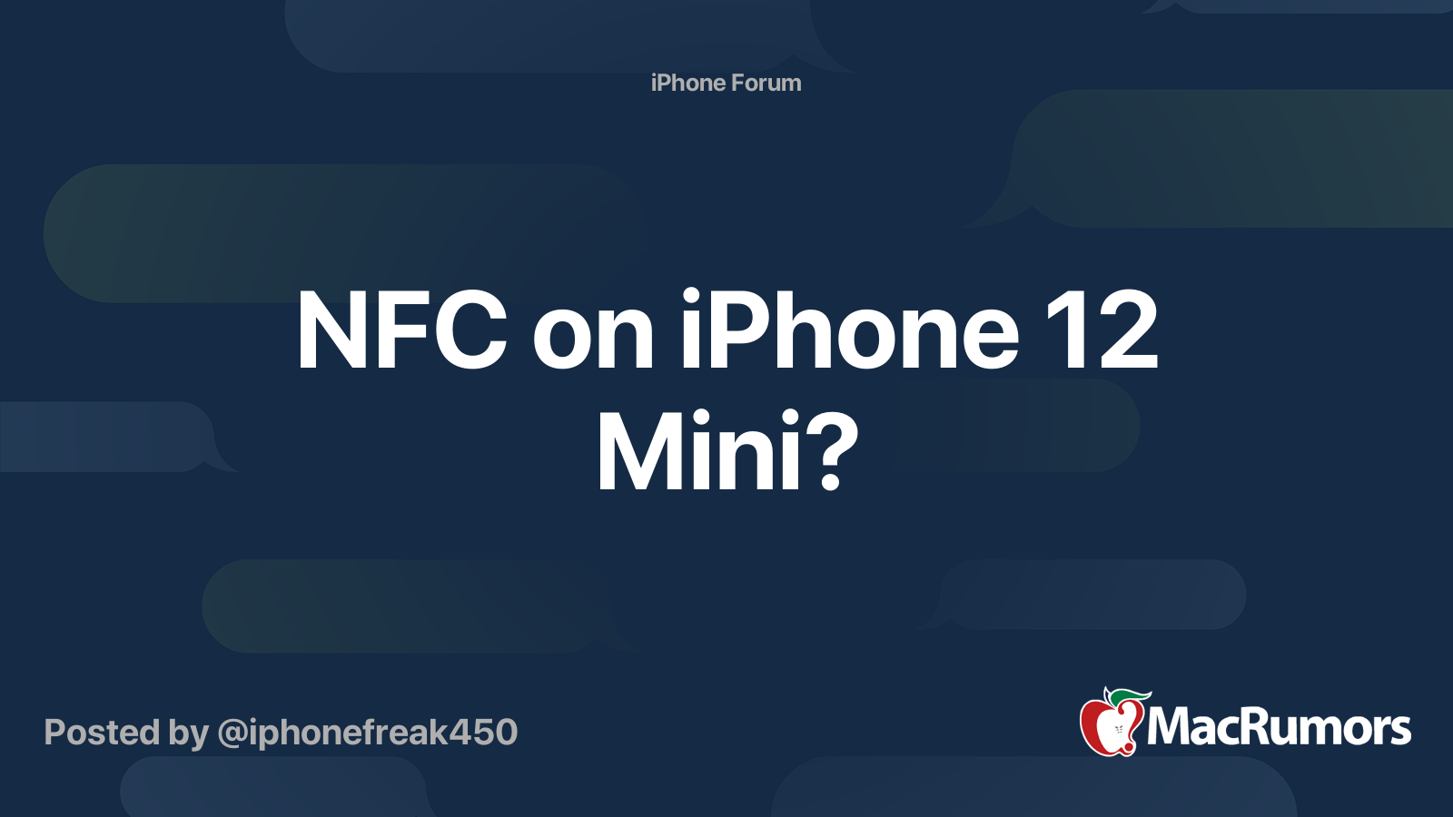 nfc tag laser iphone 12 mini
