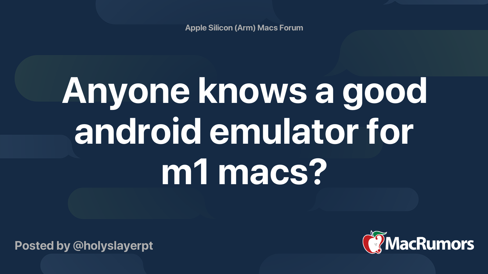 Macbook Pro M1 Android Emulator