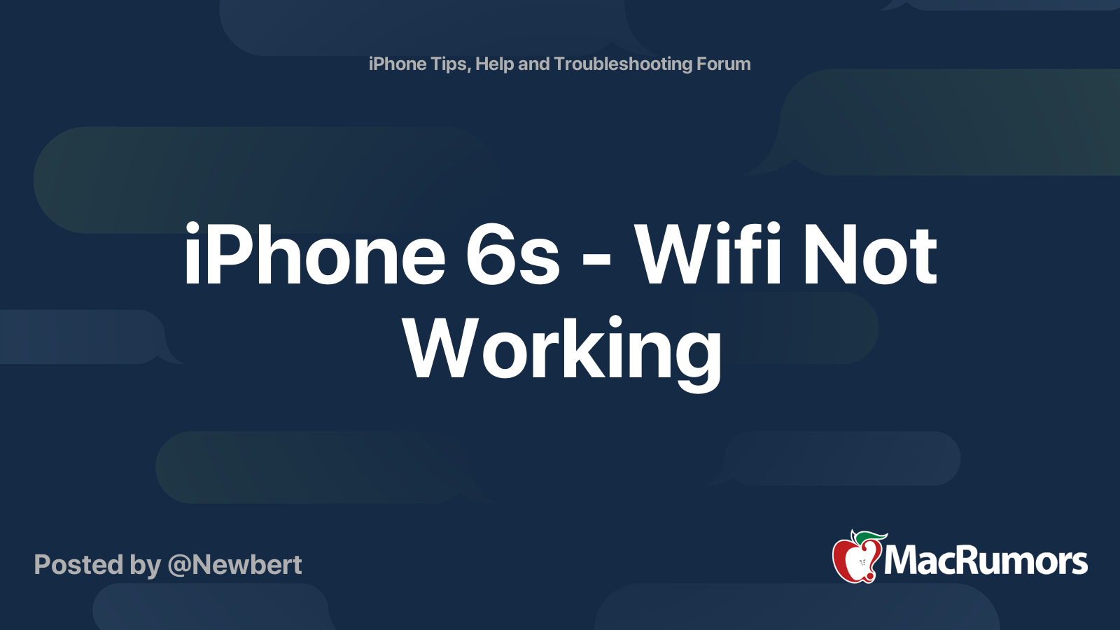 Iphone 6s не подключается к wifi gsmforum