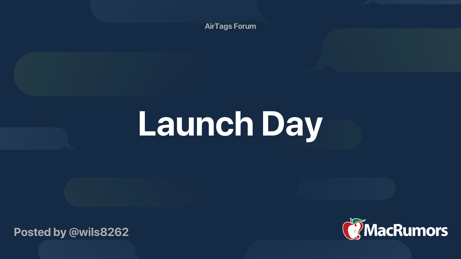 Launch Day | MacRumors Forums