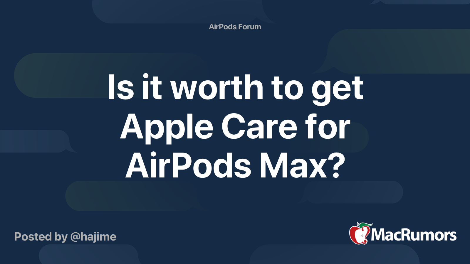 Applecare for airpods online max