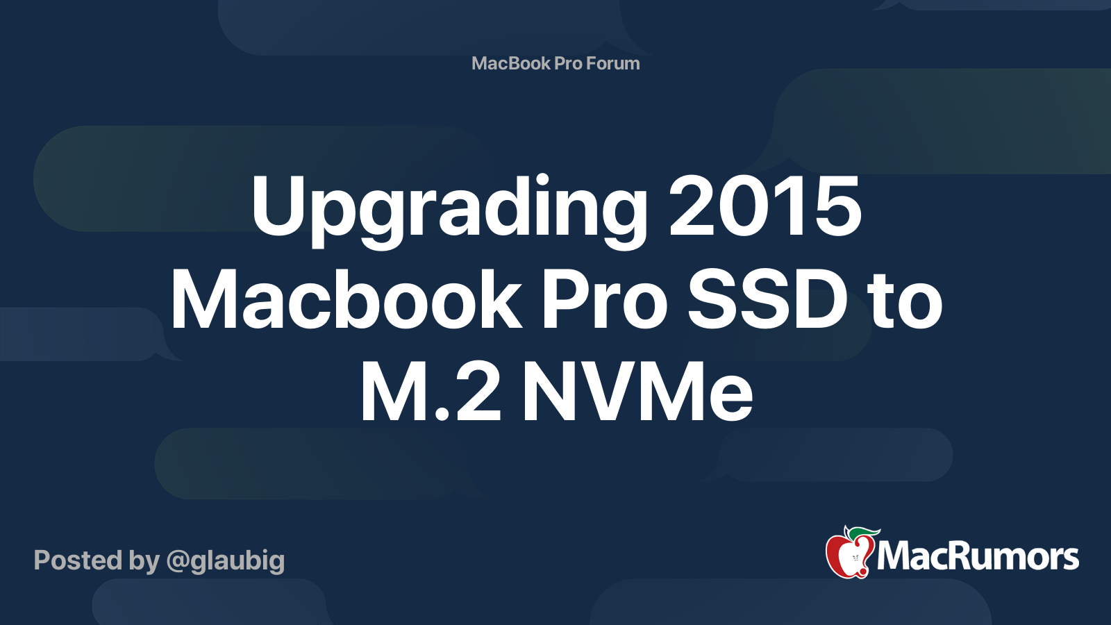 J'ai changé le SSD de mon macbook pro de 2015, par un SSD M.2 NVME ! —  DigitLife Magazine