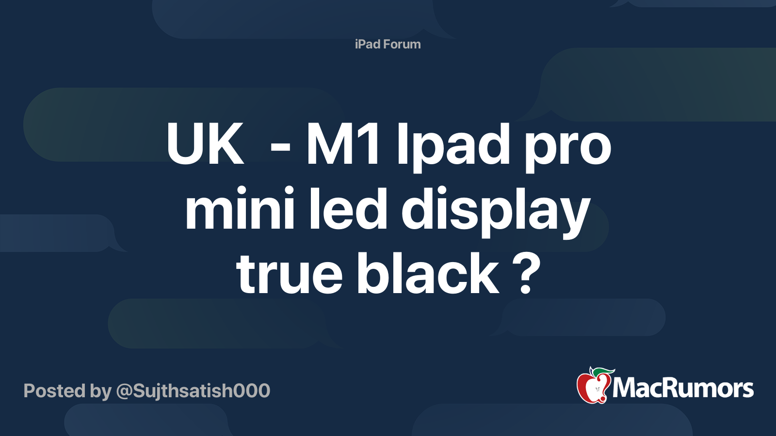 See How Much Blacker the M1 iPad Pro Mini-LED Screen Is! 