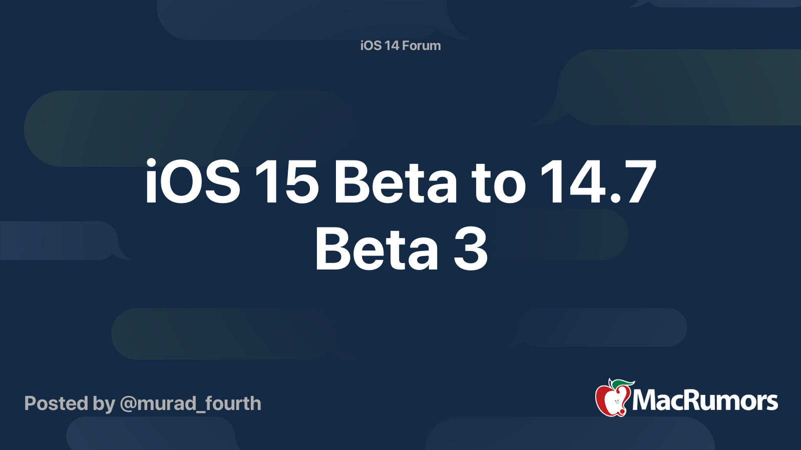 Ios 14 7 beta 3 что нового