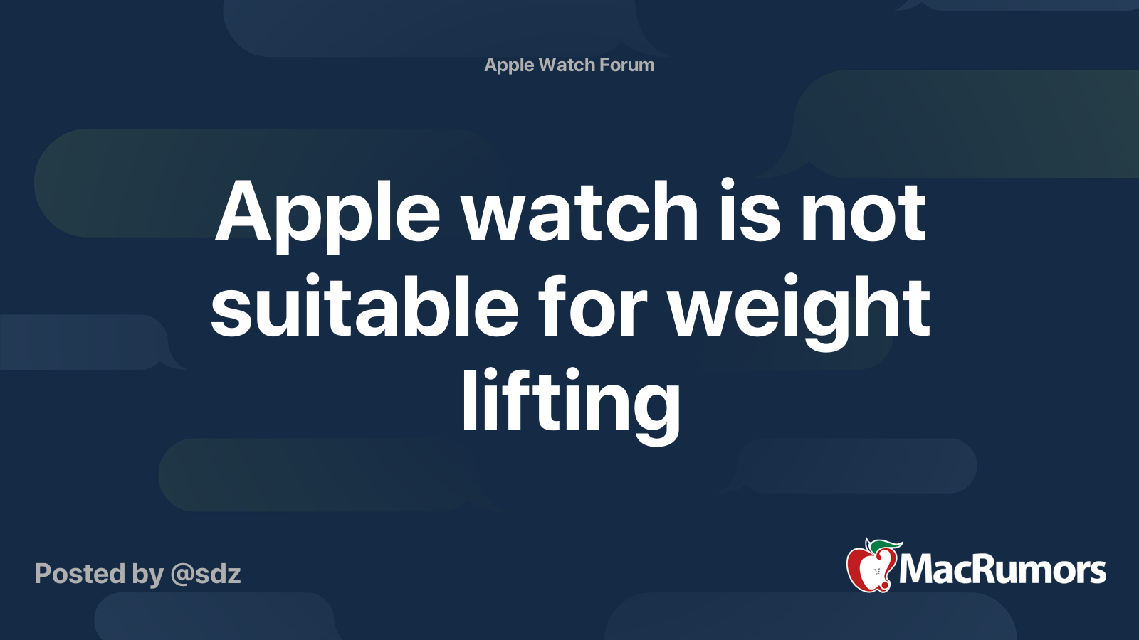 Apple watch best sale for lifting