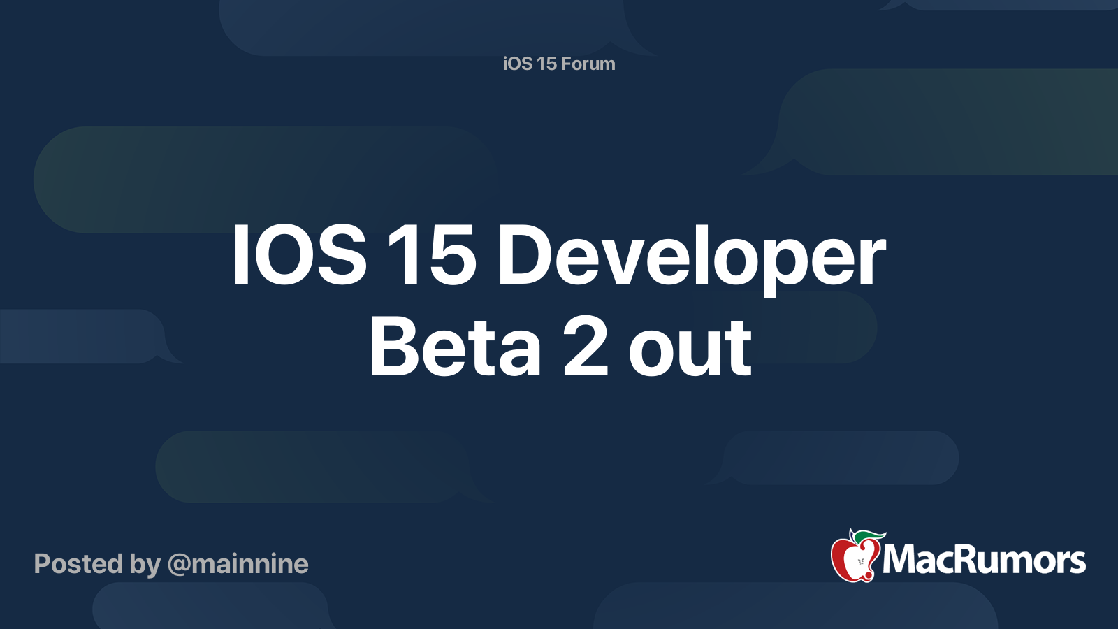 ios 15 developer beta 2