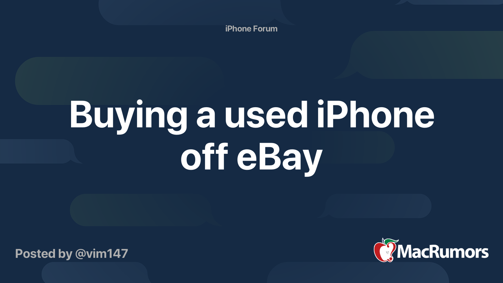 Should i buy an iphone sale from ebay